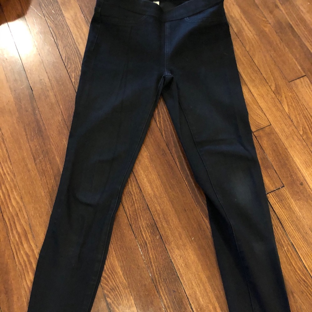 JCrew black denim jeans/leggings